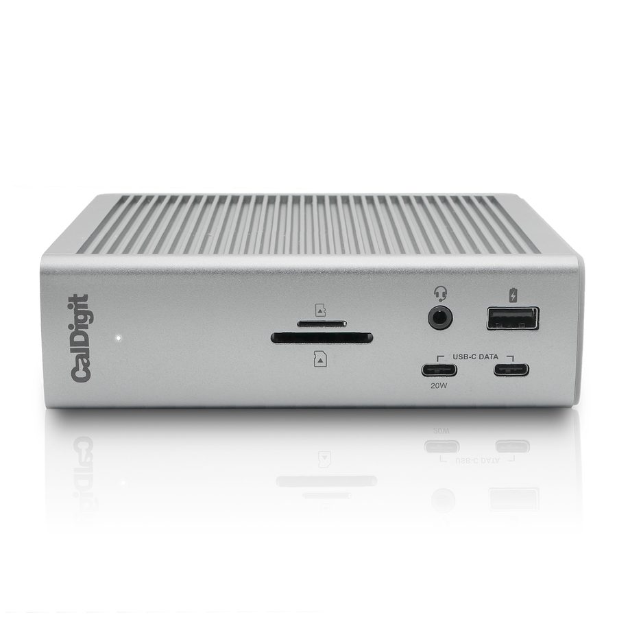 CalDigit TS4 Thunderbolt 4 dock, front view