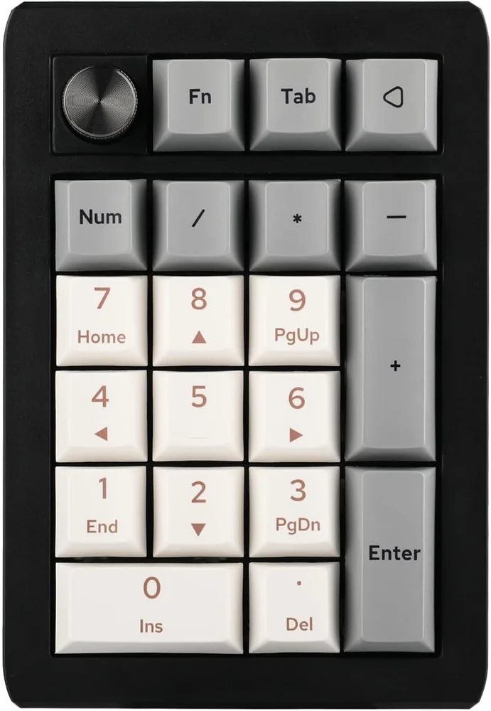EPOMAKER EK21 20-key wireless numpad with rotary knob