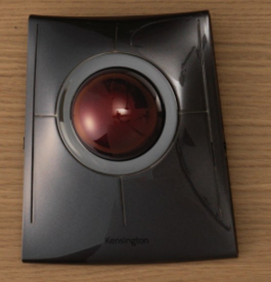 Kensington SlimBlade Pro trackball with 55 mm red ball