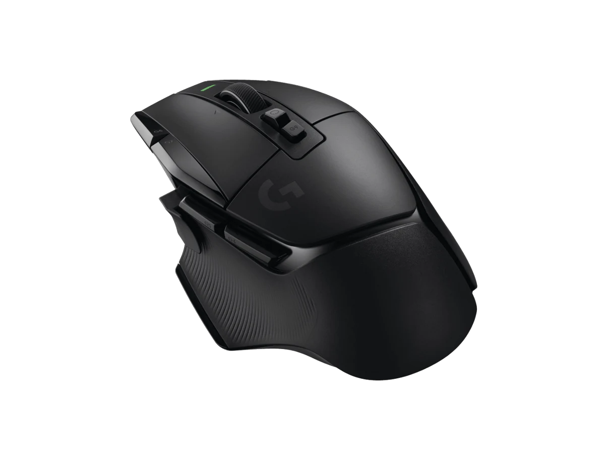 Black Logitech G502 X LIGHTSPEED wireless mouse
