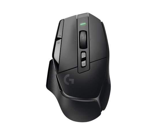 Black Logitech G502 X LIGHTSPEED wireless gaming mouse