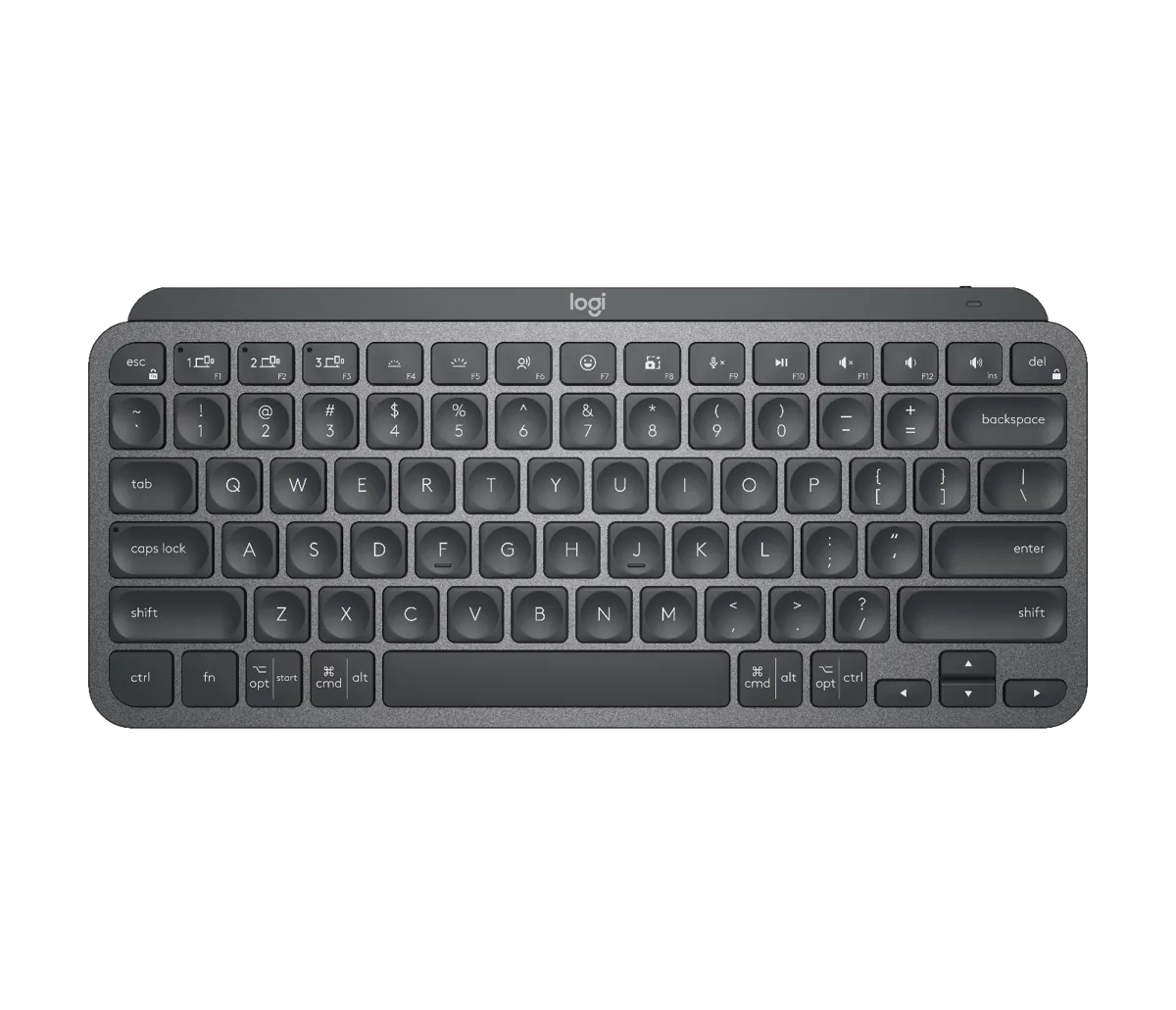 Graphite Logitech MX Keys Mini compact keyboard