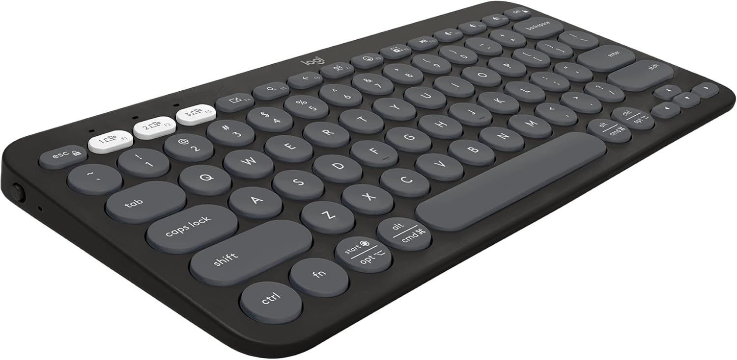Logitech Pebble Keys 2 K380s graphite Bluetooth keyboard