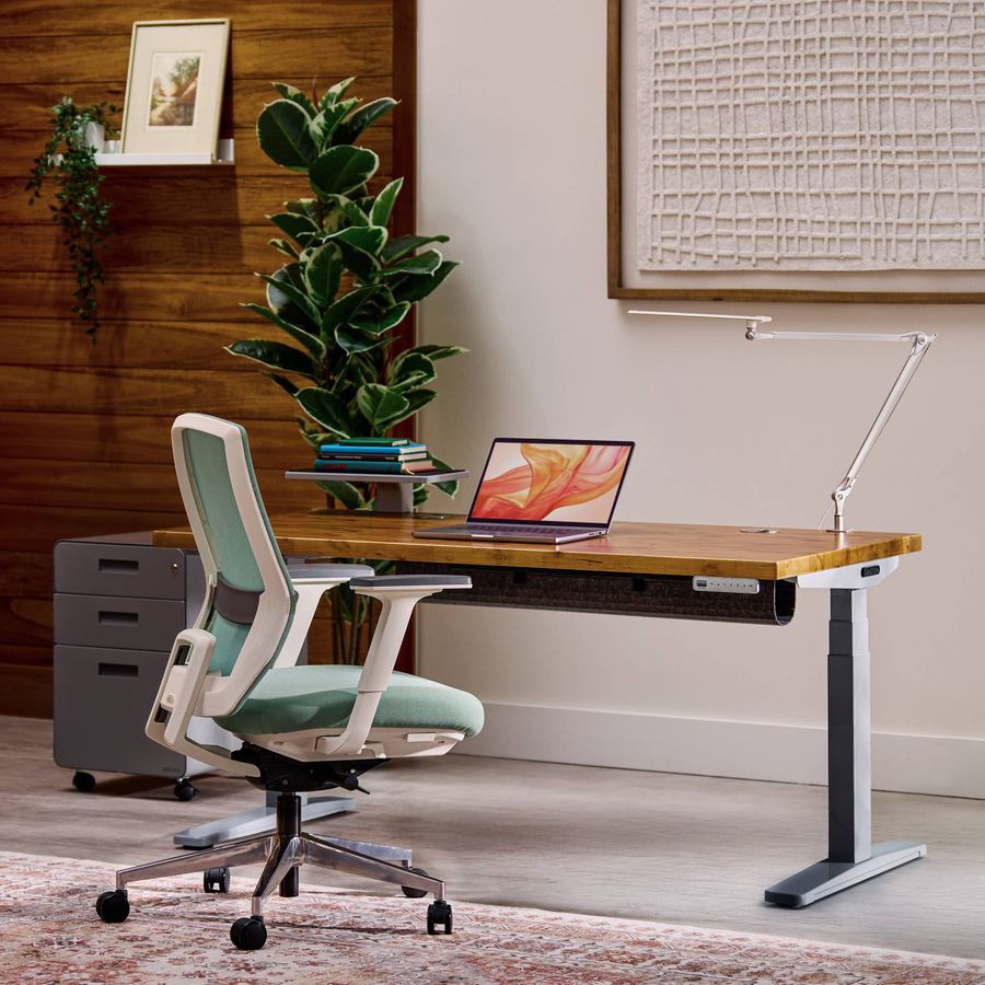 UPLIFT V3 standing desk in a home office